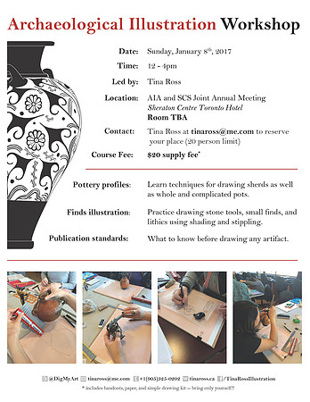 Archaeological Illustration Workshop_AIA2017
